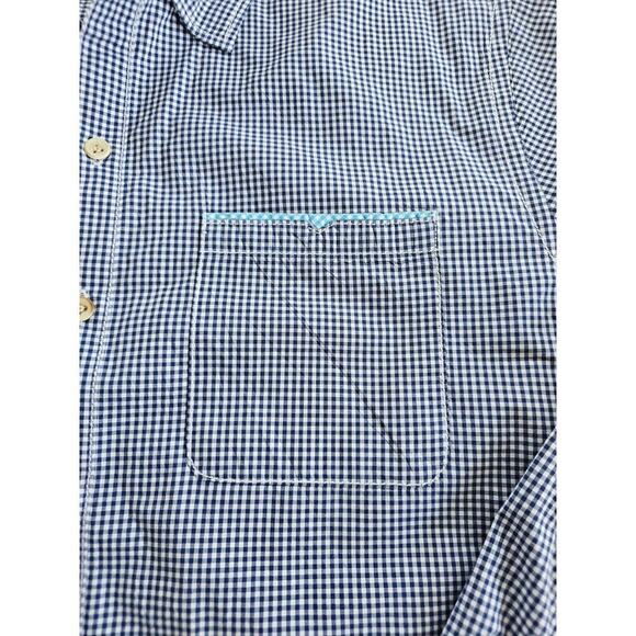 Robert Graham Button Down Gingham Shirt Men's Size M Knowledge Wisdom Faith - Picture 2 of 12